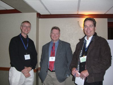 Paul Novak, Dale Kocarek, and nametag reversed